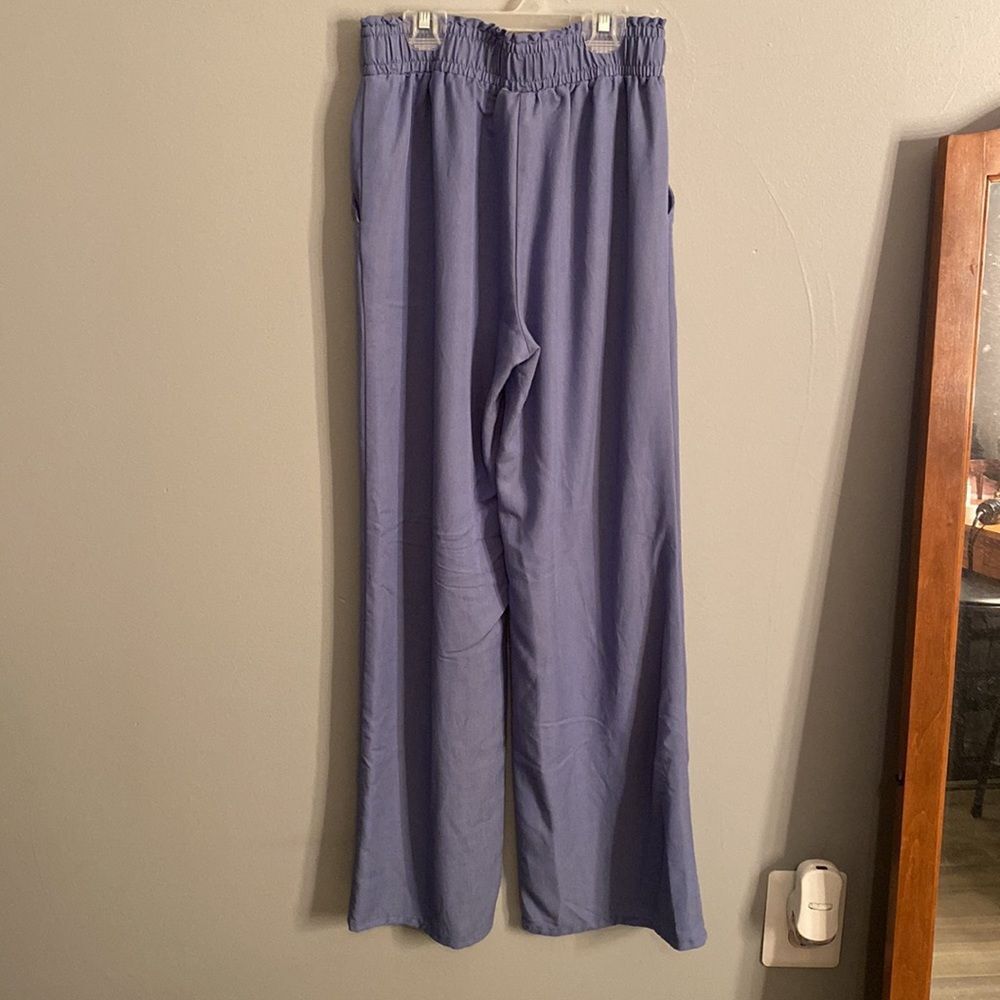 Blue Stretch Pants - Picture 4 of 6